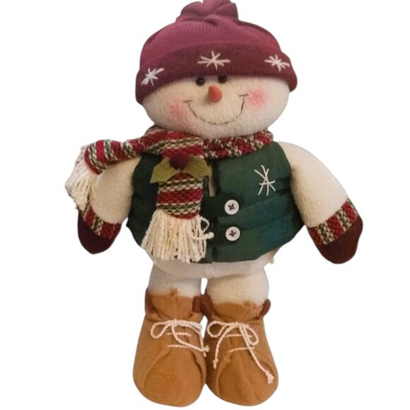 Costco 14" Plush Decorative Snowman With Box - Picture 3 of 14